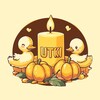 Логотип телеграм канала @utkicandles — UTKI