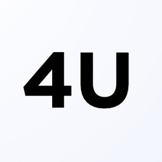 Логотип телеграм канала @uuuustudio — 4U | Чат-боты