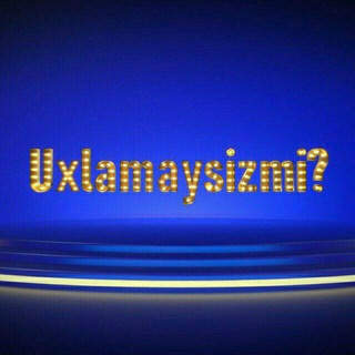 Telegram kanalining logotibi uxlamaysizmi_offical — Uxlamaysizmi | Offical ZO'R TV