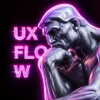Логотип телеграм канала @uxxflow — UX﻿ FLOW • Сергей Мухин