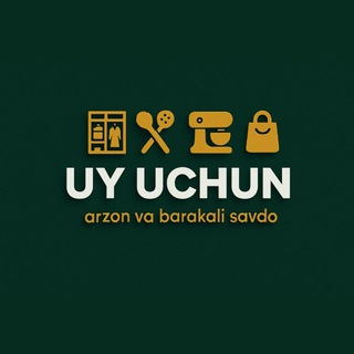Telegram kanalining logotibi uy_uchunuz — Uy uchun 🛍️
