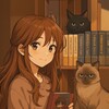 Логотип телеграм канала @uyutnayabibliotekauki — Уютная библиотека Юки