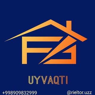 Логотип телеграм канала @uyvaqti — Uy vaqti 🏫.