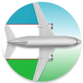 Логотип телеграм канала @uzaeros — UZaero - авиакасса Узбекистан