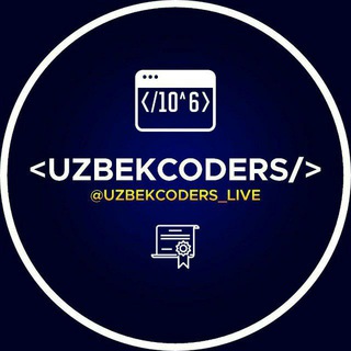Telegram kanalining logotibi uzbekcoders_live — UZBEK CODERS