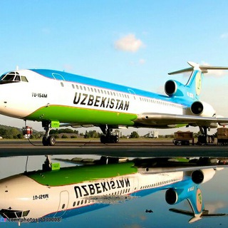 Логотип телеграм канала @uzbekistan_aviation — Узбекистон хаво йуллари/Uzbekistan Aviation/Авиация