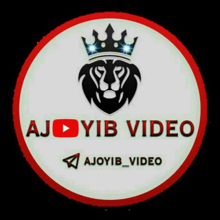 Telegram channel 🎬AJOYIB VIDEO logo