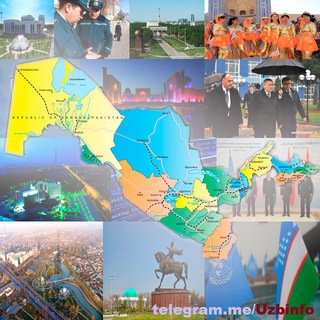 Логотип телеграм канала @uzbinfo — ✔️ Новости | Узбекистана 🌐