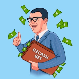 Логотип телеграм канала @uzcash_betting — UZCASH BET