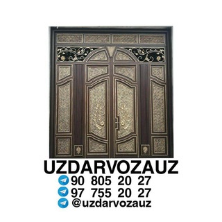 Логотип телеграм канала @uzdarvozauz — UZDARVOZAUZ