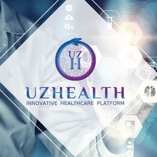 Telegram арнасының логотипі uzhealthuz — Инновацион соғлиқни сақлаш миллий палатаси
