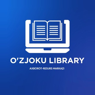 Telegram kanalining logotibi uzjoku_online_library — O'zJOKU kutubxonasi