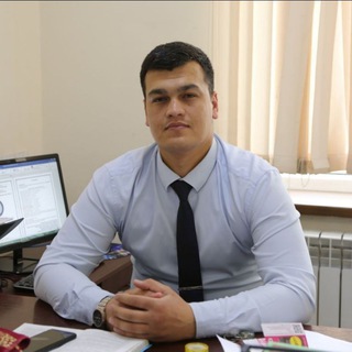 Telegram channel Dalerbek Safarov O’zMU logo