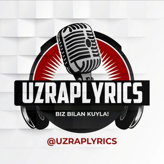 Logo of telegram channel uzraplyrics — 🖋 UZRAPLYRICS 🎧