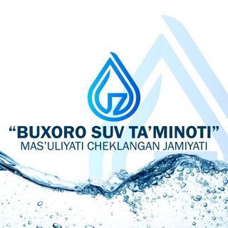 Telegram kanalining logotibi uzsuvbuxoro — «𝗕𝗨𝗫𝗢𝗥𝗢 𝗦𝗨𝗩 𝗧𝗔ʼ𝗠𝗜𝗡𝗢𝗧𝗜» 𝗠𝗖𝗛𝗝