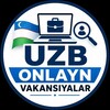 Telegram channel Uzb onlayn va oflayn VAKANSIYALAR logo