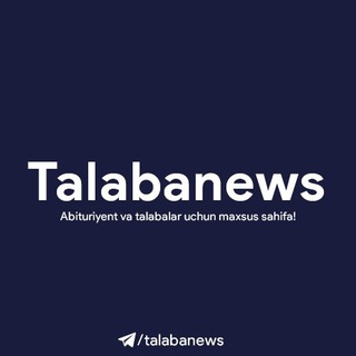 Telegram kanalining logotibi uztalaba — Talabanews.uz|Ta'lim yangiliklari