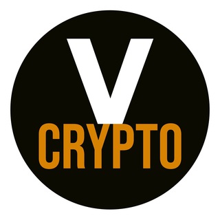 Логотип телеграм канала @v_cryptos — V CRYPTO