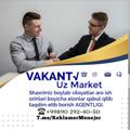 Telegram kanalining logotibi vakantmarketuz — 𝗩𝗮𝗸𝗮𝗻𝘁 𝗨𝘇 𝗠𝗮𝗿𝗸𝗲𝘁√