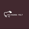 Логотип телеграм канала @valyashka_felt — Valyashka felt | валяние из шерсти
