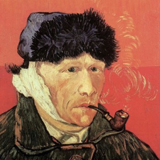 Логотип телеграм канала @vangoghisdead — Ван Гог повесился