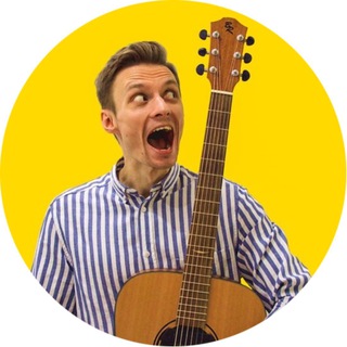Логотип телеграм канала @vanyanauchi — Ваня, научи! 🎸 | Уроки гитары и фингерстайла