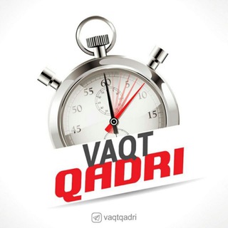 Telegram kanalining logotibi vaqtqadri — VAQT QADRI
