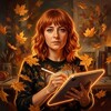 Логотип телеграм канала @vau_art_life — Рыжая в галошах:рисуем,смотрим,читаем.