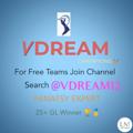 Logo of telegram channel vdream12 — 🏏VDREAM FANTASY🏏