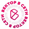 Логотип телеграм канала @vectormc — Вектор в сети