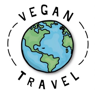 Логотип телеграм канала @veganstravel — VEGAN TRAVEL 🏕️