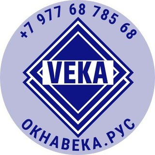 Логотип телеграм канала @vekaok — ОКНА VEKA
