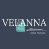 Логотип телеграм канала @velanna_home_textiles — VELANNA home textiles 🍃