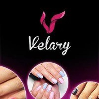 Логотип телеграм канала @velary_nail — Салон Velary