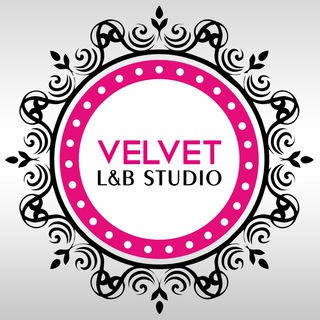 Логотип телеграм канала @velvetlbstudio — VELVET L&B Studio