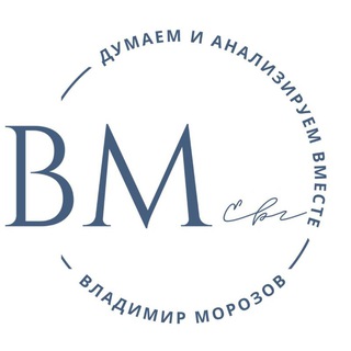 Логотип телеграм канала @vemorozov — Владимир Морозов