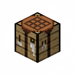 Логотип телеграм канала @verstak_minecraftera — 🪵 Верстак Майнкрафтера