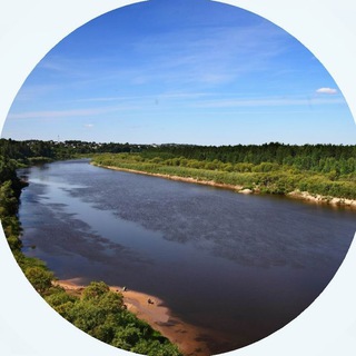 Логотип телеграм канала @vetlugareka — Река Ветлуга