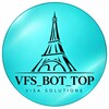 Логотип телеграм канала @vfsbottop — VFSbotTOP | Визы • Запись • ВНЖ 🇪🇺 БОТ