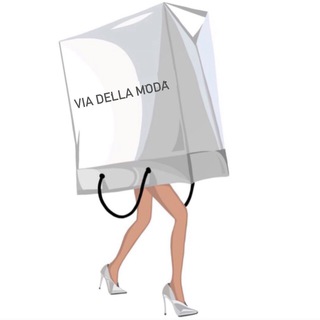 Логотип телеграм канала @viadellamoda — VIA DELLA MODA