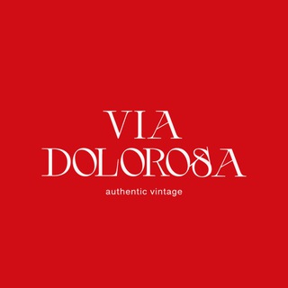 Логотип телеграм канала @viadolorosa_vintage — VIA DOLOROSA