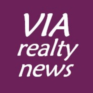 Логотип телеграм канала @viarealtynews — Via Realty News