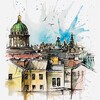 Логотип телеграм канала @vibe_piter — Питерский Вайб
