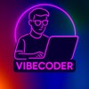 Логотип телеграм канала @vibecode_memes — Vibecoder | Мемы про вайбкодинг