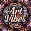 Логотип телеграм канала @vibesart — Art Vibes