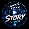 Логотип телеграм канала @video_dlya_istori — STORY VIDEO 🎥