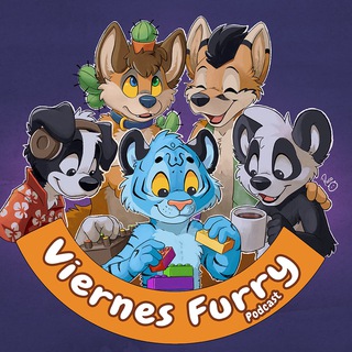 Logotipo del canal de telegramas viernesfurry - Viernes Furry Channel