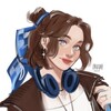 Логотип телеграм канала @vikkivi_creator — VIKKIVI | иллюстратор | комиксист | художница