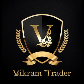 Logo saluran telegram vikram_trader — 👑 VIKRAM TRADER👑