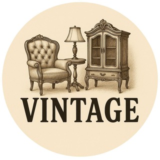Логотип телеграм канала @vintage_www — VINTAGE ROOM